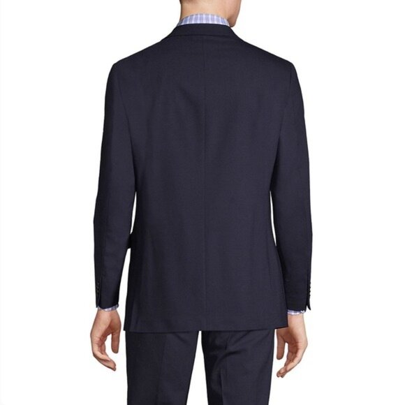 Lands end Suit 2 piece True Navy Blazer 46 T - Picture 6 of 10